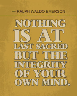 Mind Integrity by Ralph Waldo Emerson