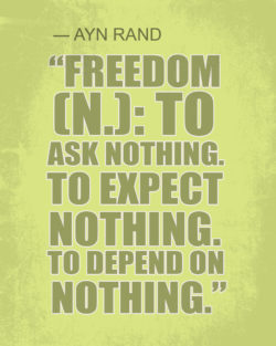 Freedom by Ayn Rand