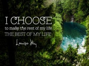 The Best Of My Life Inspirational Quote by Louise Hay Inspirational Poster