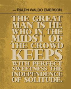 Great Man by Ralph Waldo Emerson