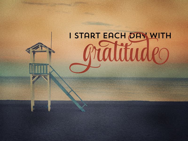 Start Each With Gratitude (2539-Gratitude)
