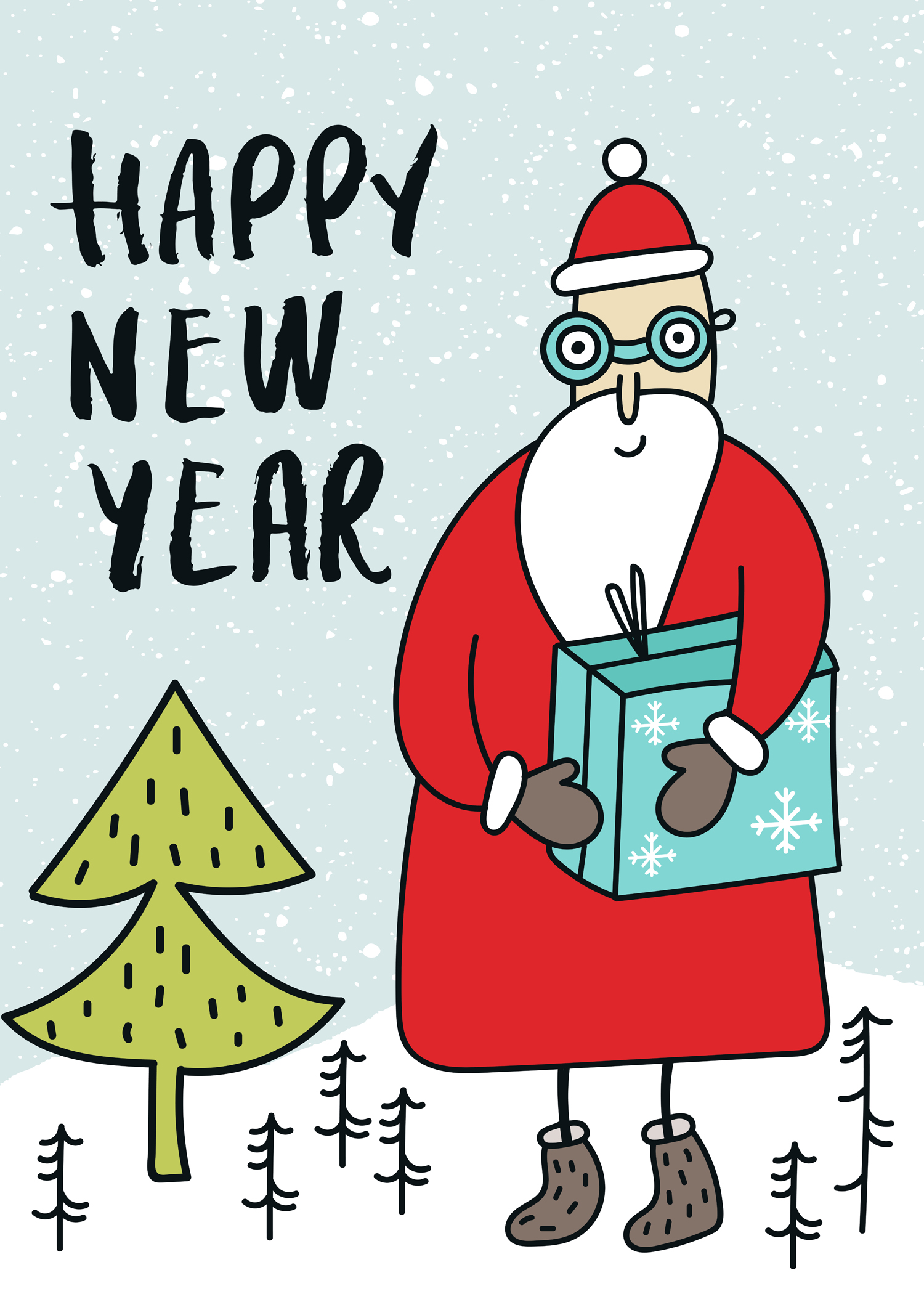 New Year Greetings Ecard