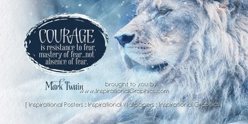 Courage Is Mastery Of Fear
